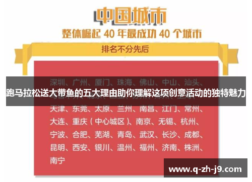 跑马拉松送大带鱼的五大理由助你理解这项创意活动的独特魅力
